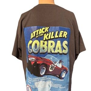 Shelby Attack Of The Cobras Gray Shirt Size Large